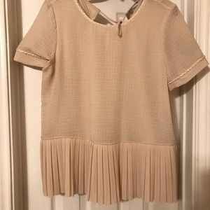 Carolina Belle Pleated Blouse